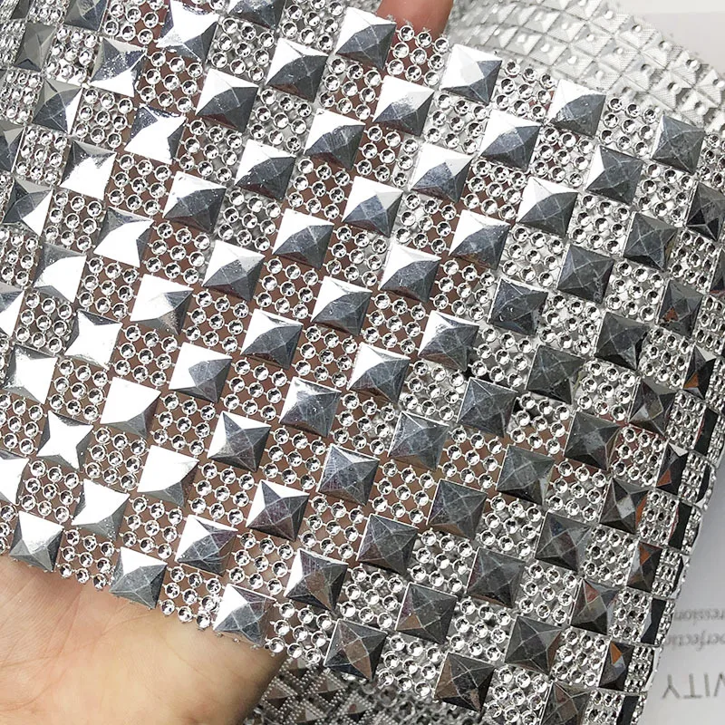 

4 ярда шириной 10 см, серебряная цепочка со стразами, кружевная отделка в рулоне для рукоделия и украшения свадебного костюма