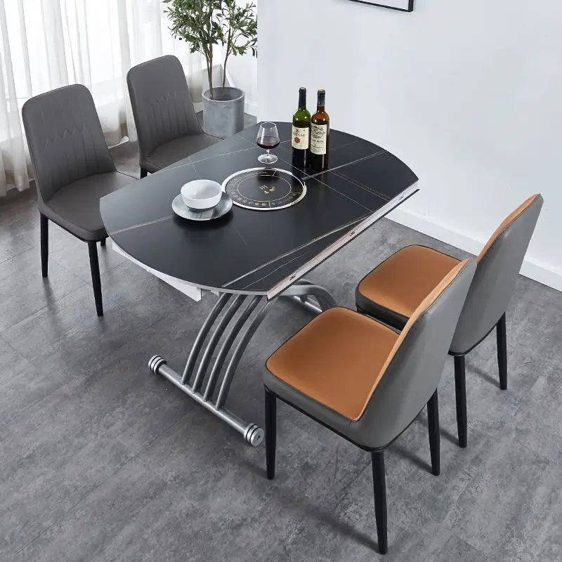 

Nordic simple living room multi-functional folding lift coffee table dining table dual-purpose small apartment