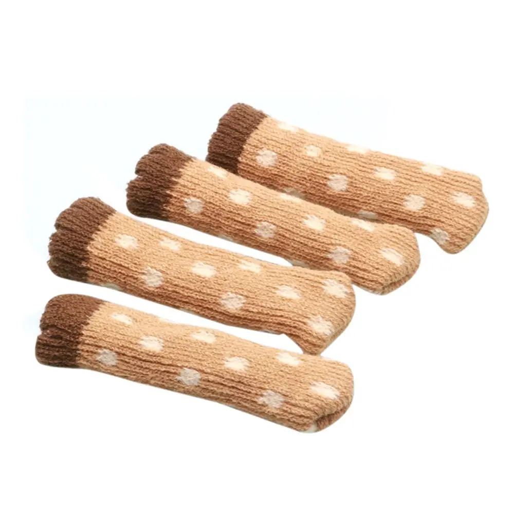 

4Pcs New Elastic Furniture Socks Non Slip Anti scratch Chair Leg Feet Covers Thickened Wear-resistant Table Feet Cap Home