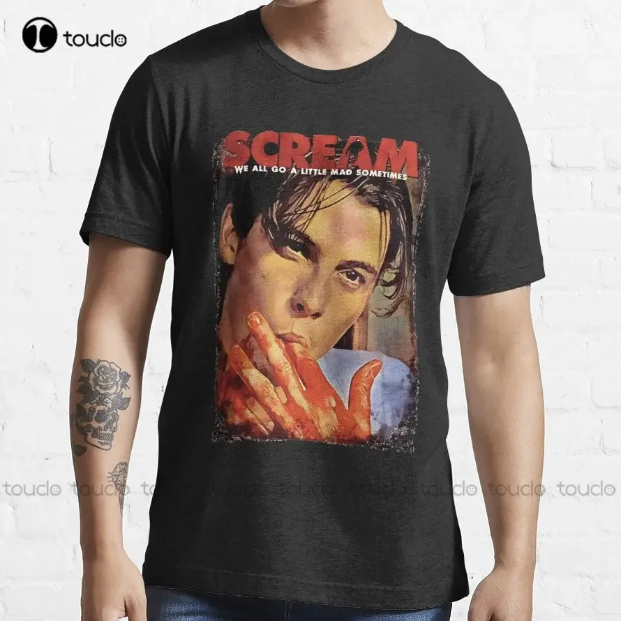 Scream Movie Billy Loomis Skeet Ulrich Trendy T-Shirt Large Size Tshirts Fashion Design Casual Tee Shirts Tops Hipster Clothes