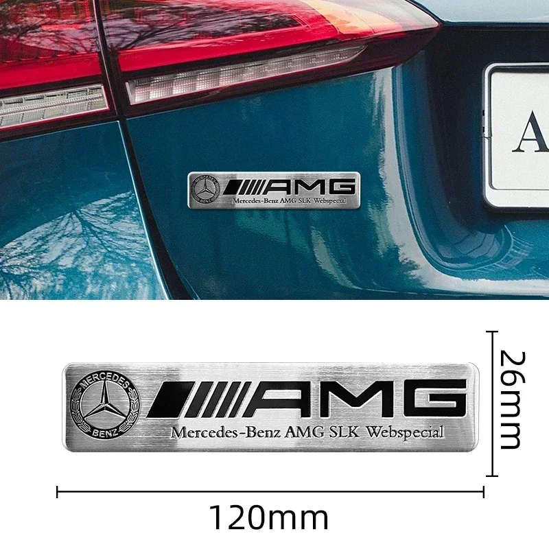 3D Metal Badge Car Styling Stickers Decal Accessories For Mercedes Benz W204 W205 W212 W213 W221 W177 W246 GLA GLC CLA A S Class