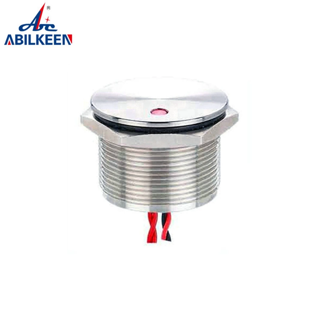 

ABILKEEN 25 мм плоская головка мгновенного действия/фотоэлектрический пьезо-переключатель IP68 водонепроницаемый с точкой фотовспышки