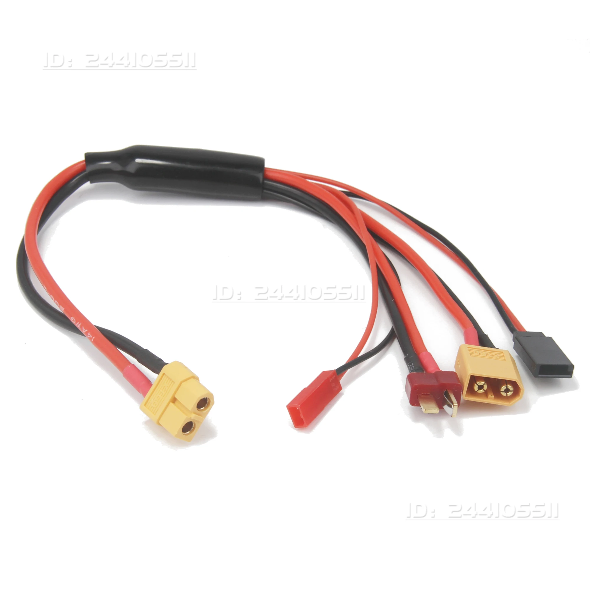 30cm 4 in 1 RC Multi Lipo Battery Adapter Charger Converter Cable T/XT60/JST/FUTABA Plug for IMAX B6 B6AC Model Car Part Toy