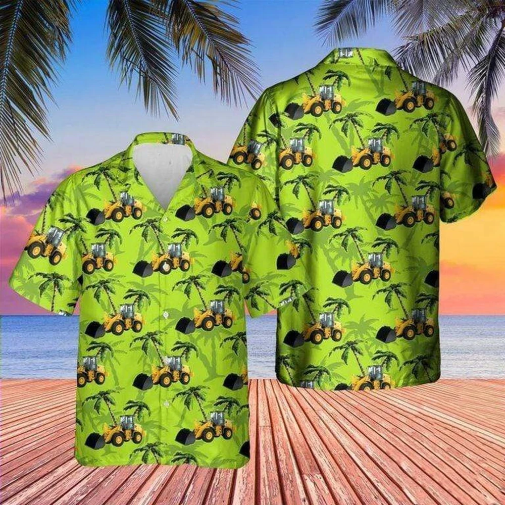 

Seaside Party Fashion Men's Short Sleeved Shirt Summer Outdoor Daily Men's Shirt 2024 New Hawaiian Style Men's Casual Shirt