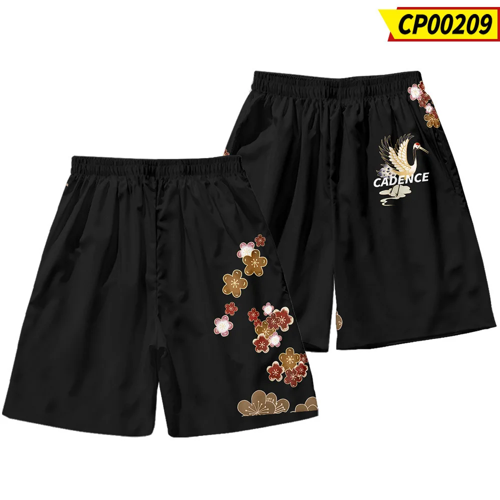 2023 Casual Summer Fashion Wolf Print Streetwear Beach Shorts uomo elastico in vita pantaloncini da palestra Plus Size 5XL 6XL