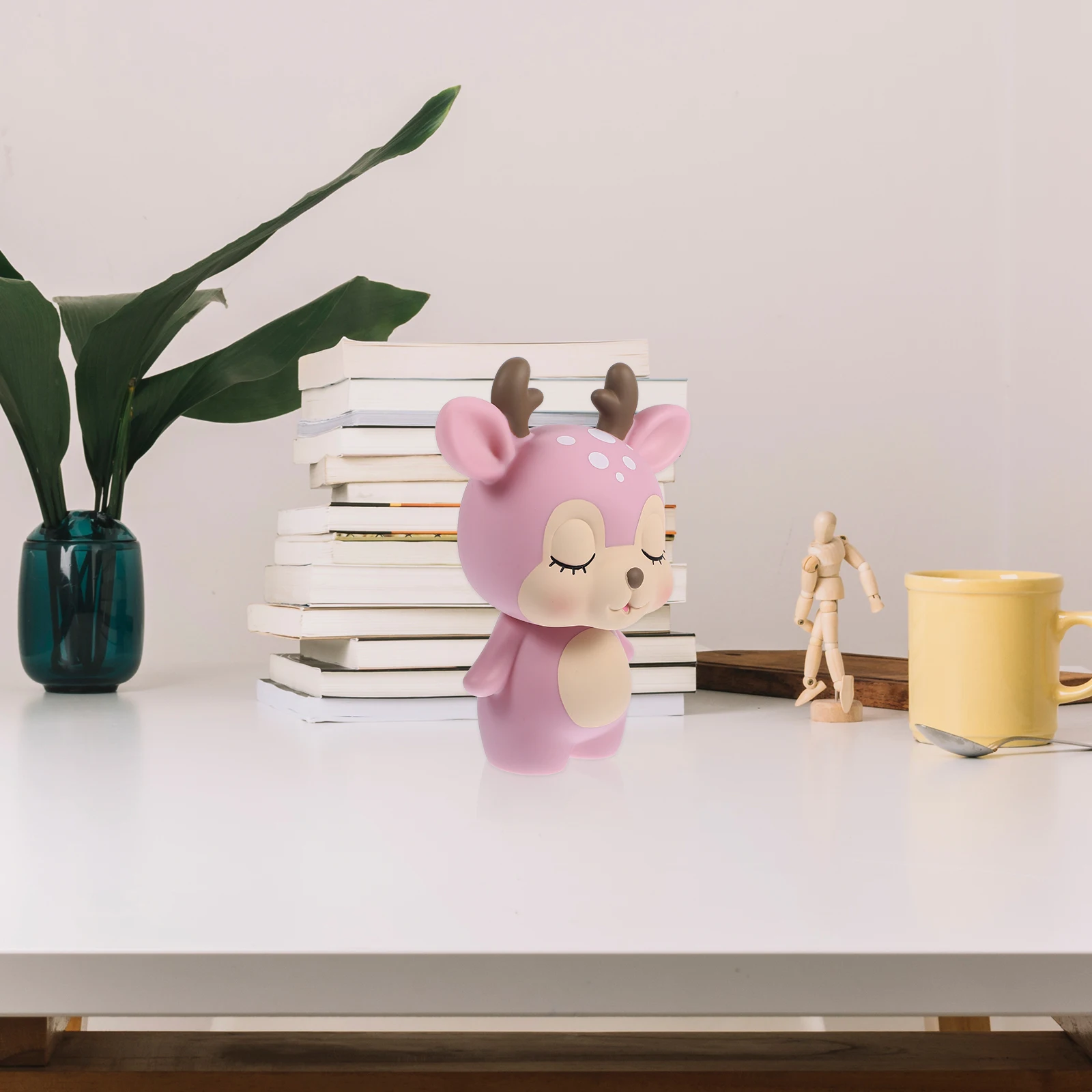 

Money Bank Piggy Cute Animal Coin Christmas Savings Pink Cartoon