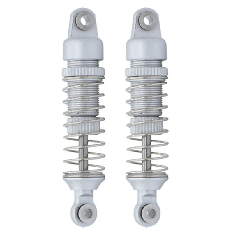 Suitable For 1/10 R1001 R1002 R1003 Prancing Horse R/C Car Front And Rear Hydraulic Shock Absorbers Parts Accessories Silver