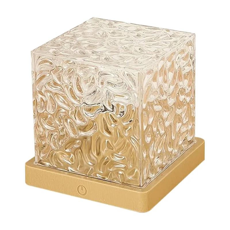 LICE-Aurora Northern Lights โคมไฟ Wave-Cube โคมไฟ Ocean Wave โปรเจคเตอร์ 16 สี Water Wave Effect ไฟสําหรับห้องนอน-B