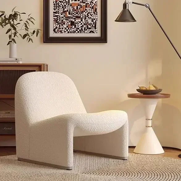 

For Light Single Sofa Living Room Balcony Modern Minimalist Designer Casual Chair Creative Internet Celebrity Hill