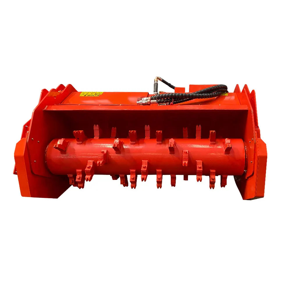 Alat Tambahan Skid Steer Excavator Kehutanan Skid Steer Loader Mulcher