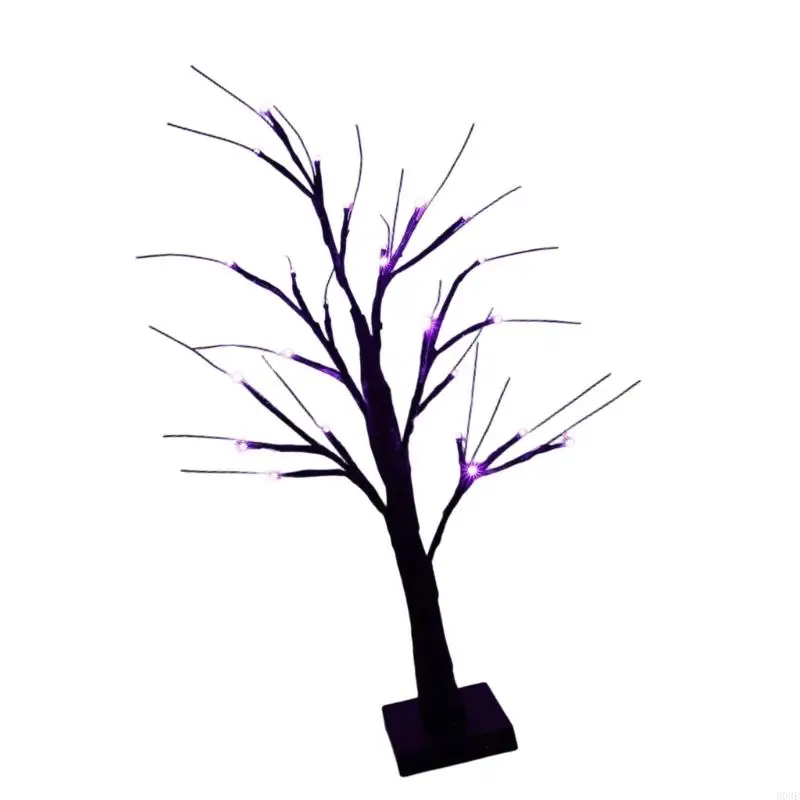 Beleuchteter LED-Kunststoff-Halloween-Baum-Ornament, batteriebetrieben, USB-betrieben, Festival-Dekoration für Zuhause B03E – Detail 7