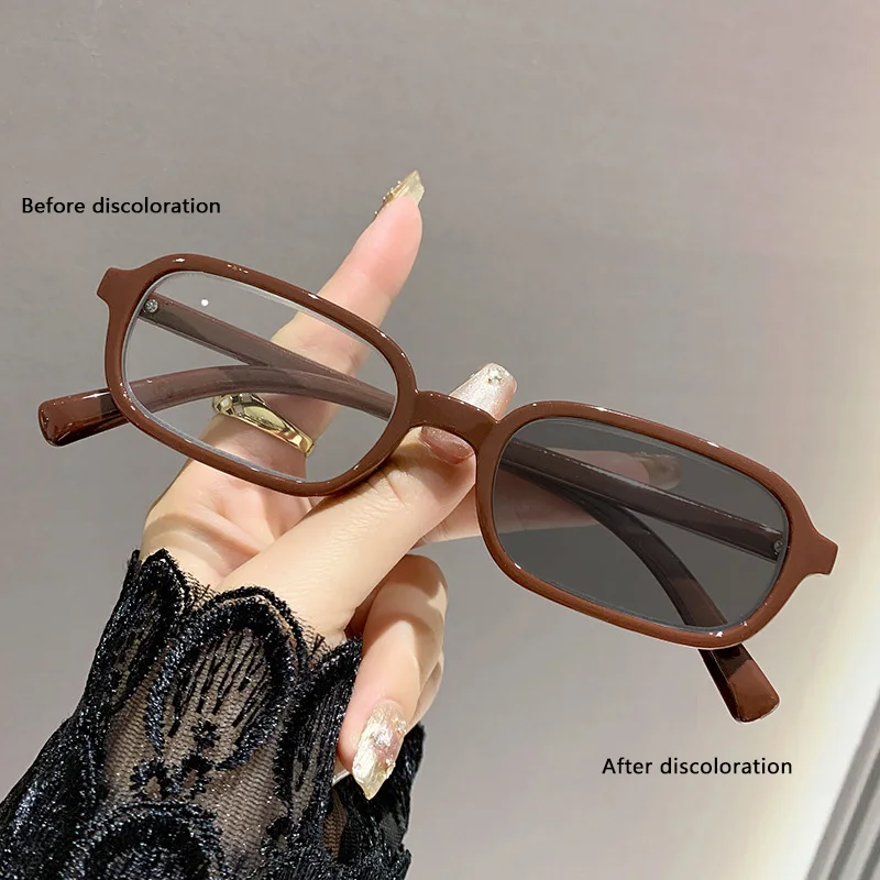 Bedruckte Myopie-Brille, lichtempfindlicher Farbwechsel, heißer Stil, hochauflösende Anti-Blaulicht-Myopie-Brille 9647-1 – Detail 11
