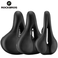 ROCKBROS MTB Moutain Bikes Saddle Soft Memory Sponge Bicycle Cushion Seat Breathable Casual Off Road Racing Cycling Saddle