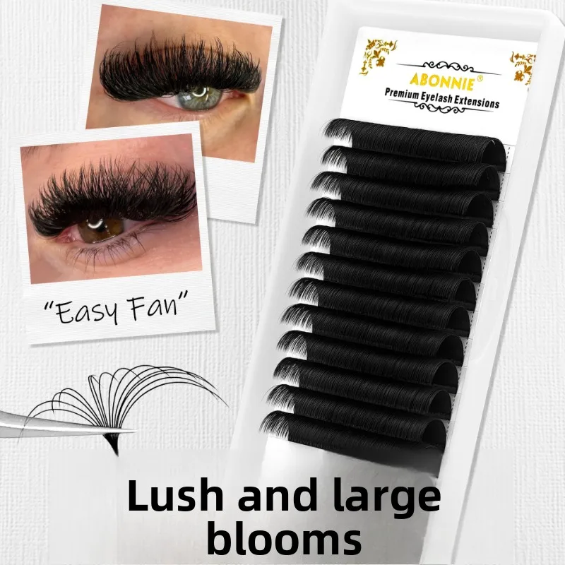 Instantly Full, Blooming Eyelashes with 0.07 Curls and European False Lashes