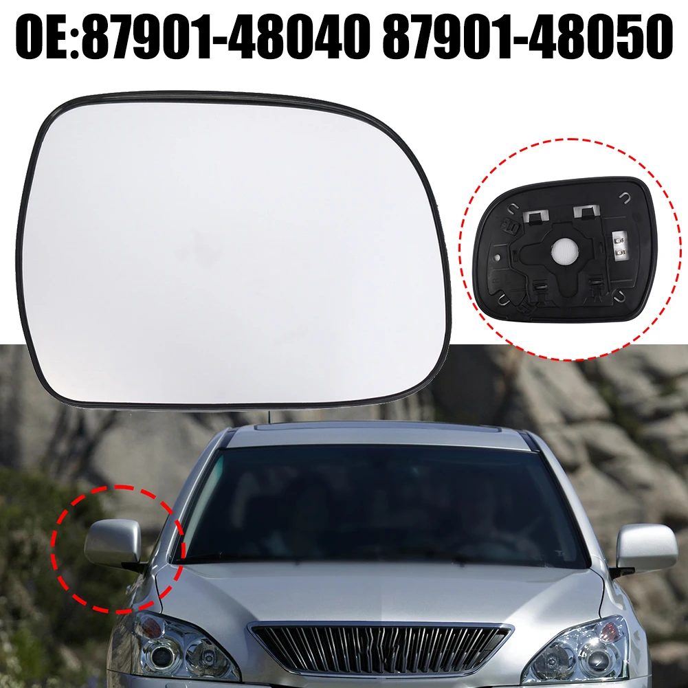 1x Side Wing Mirror Car Right Side Rearview Mirror Reversing Lens For Lexus RX300/ RX330/ RX350/ RX400h 2003-2008 #87901-48040