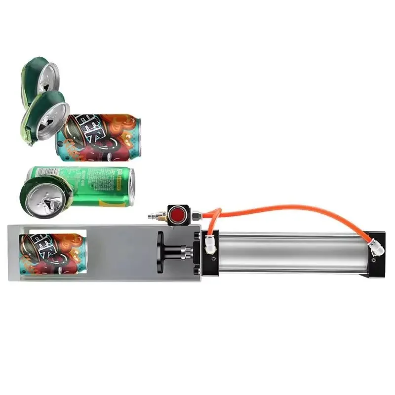 

16 Oz Pneumatic Aluminum Can Compactor Can Press Three-Dimensional Drink Bottle Crusher for Home And Kitchen Use