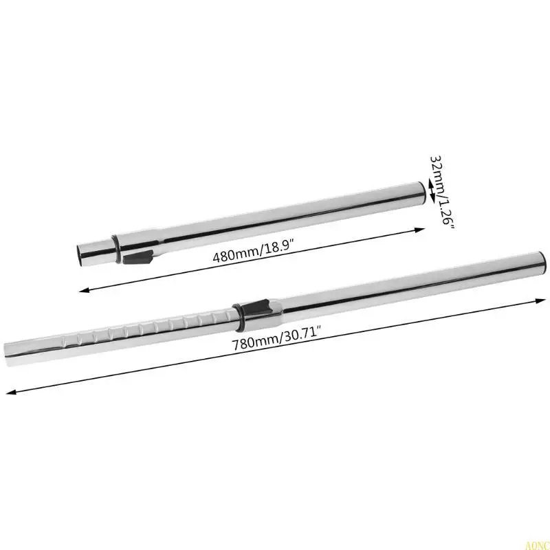 A0NC أنبوب تلسكوبي قابل للتعديل مكنسة كهربائية تركيب قضيب توصيل قطر 32 مللي متر #2