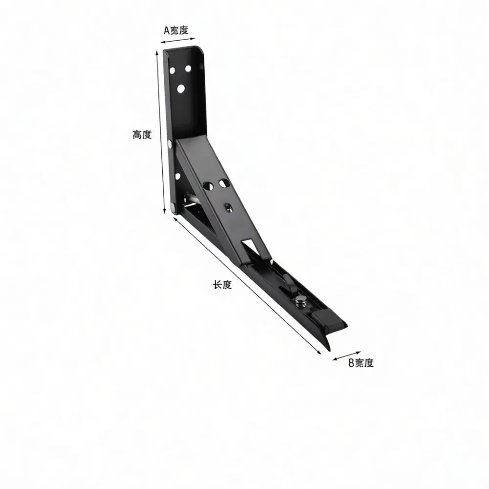 Steel Triangle Shelf Brackets Heavy Duty Wall Mounted Support Holder For Kitchen Cabinet Furniture Storage Display Rack