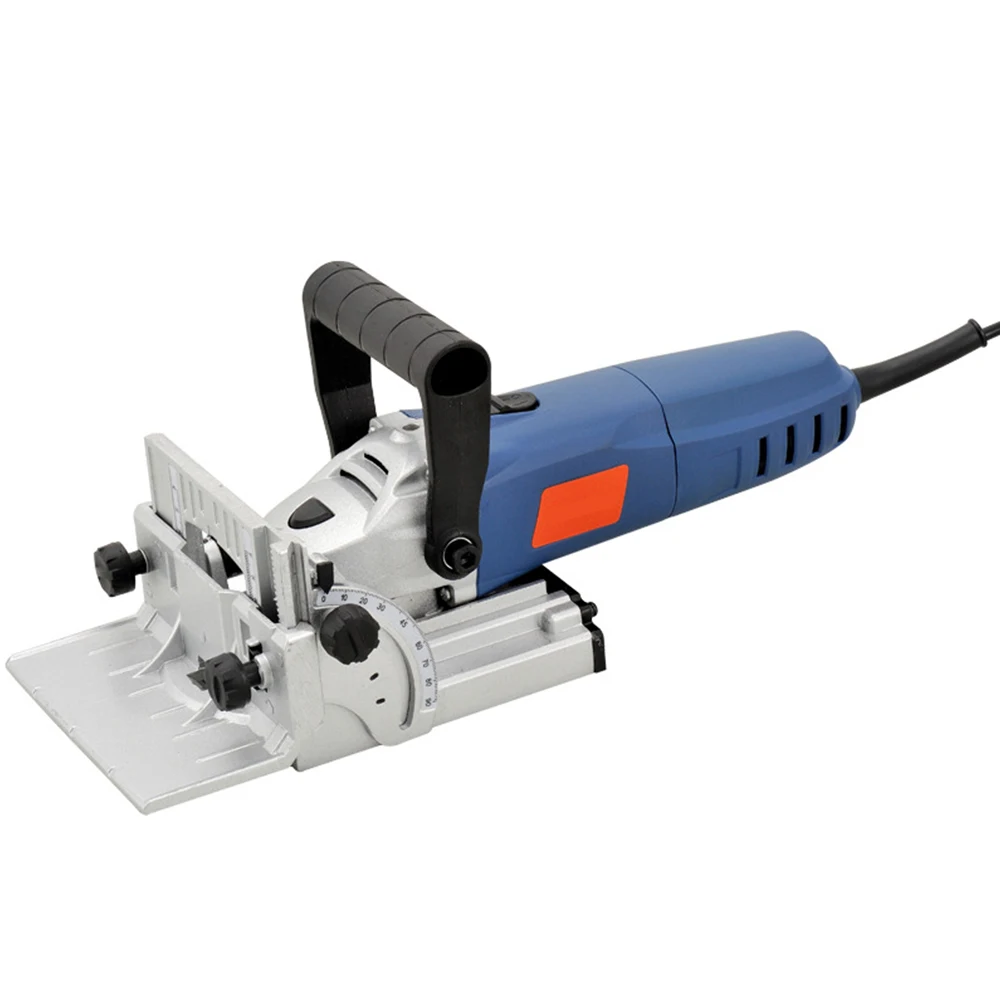 900W Biscuit Tenoning Machine Woodworking Groover Slotting Machine Biscuit Machine DIY Puzzle Machine Tenon Connection Tools