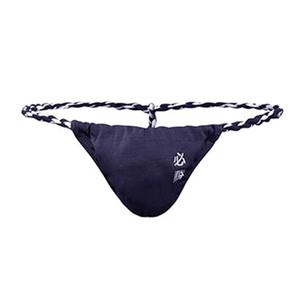 

Seamless Men Thong with Twisted Rope Design by Japanese Sumo Clothing Lightweight Cotton Fabric for Comfortable Fit