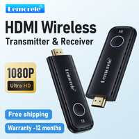 Lemorele 50M Wireless HDMI Transmitter Receiver 1080P Display Dongle Extender AV Adapter for Laptop TV Projector Monitor