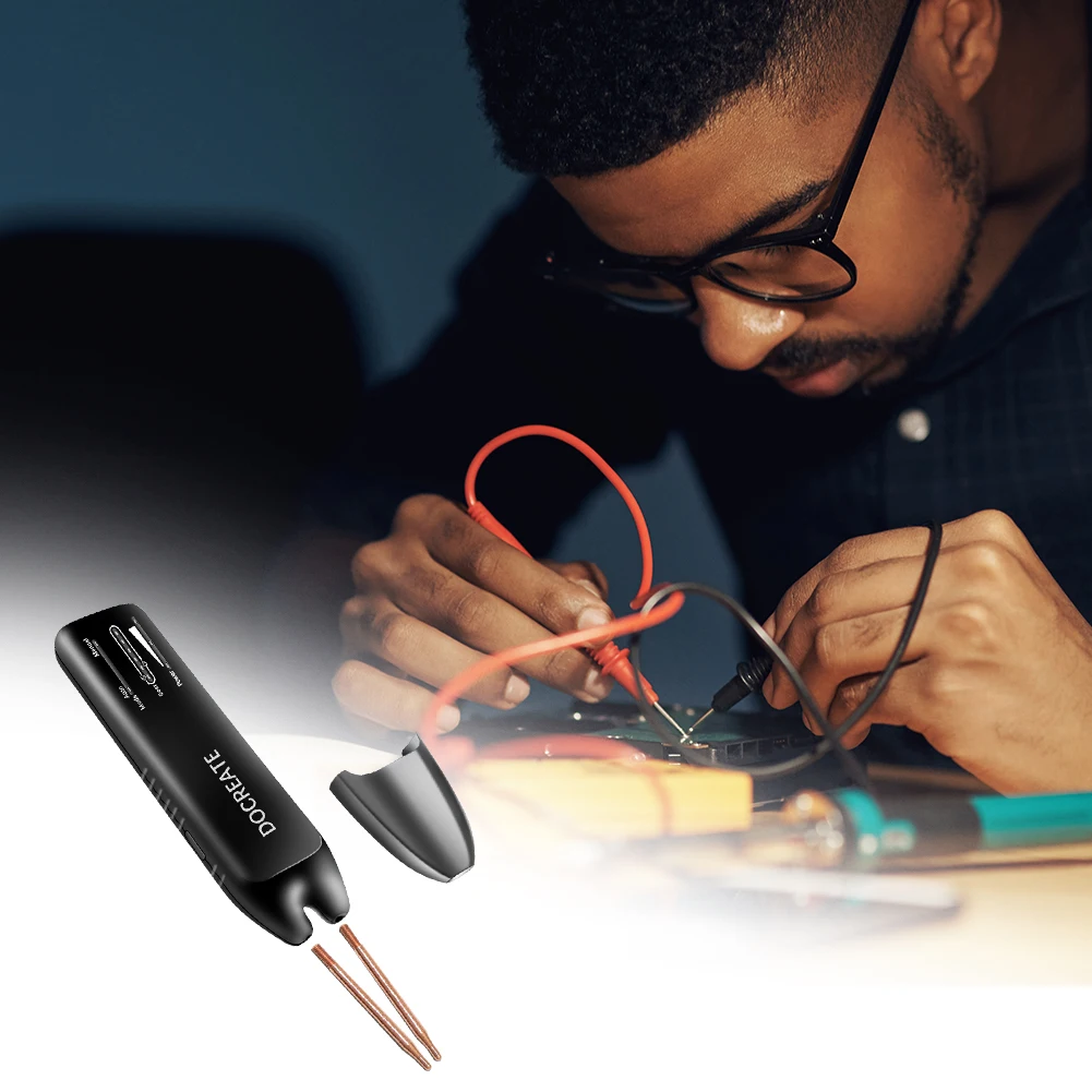 Battery Spot Welder 11 Gear Adjustable Automatic Manual Modes Handheld Spot Welding Machine Spot Welding Tool for 18650 Battery