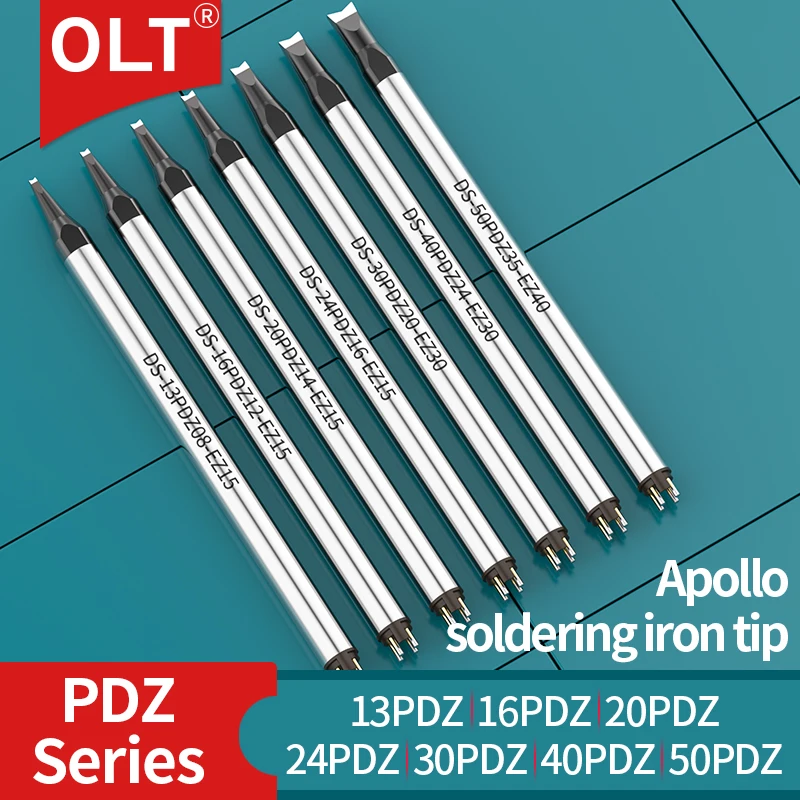 

DS/DCS soldering Iron tips DS-13PDZ08-EZ15 DS-20GDV14-EZ15 DS-30PDZ20 DS-40PDZ For Apollo Seiko automatic welding equipment