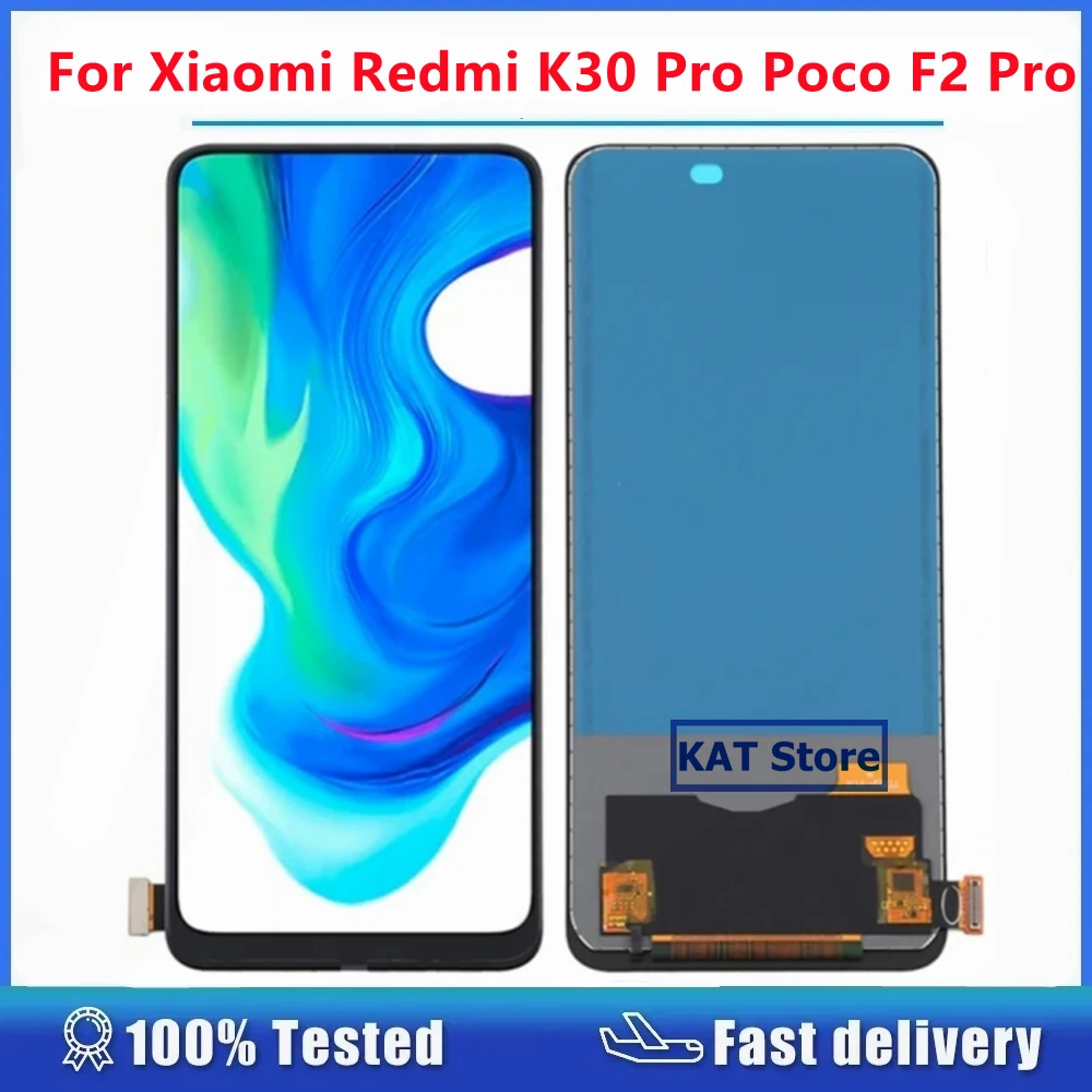 TFT For Xiaomi Redmi K30 Pro Poco F2 Pro LCD Touch Digitizer Screen Full Assembly Replacement Parts