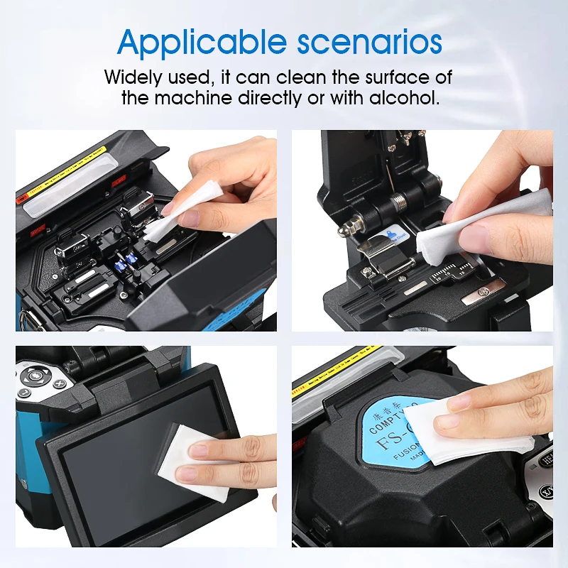 COMPTYCO AUA-Y1 Fiber End Face Cleaning Paper Dustfree Paper Optical Fiber Wipe Paper FTTH Fiber Optic Clean Paper Tool