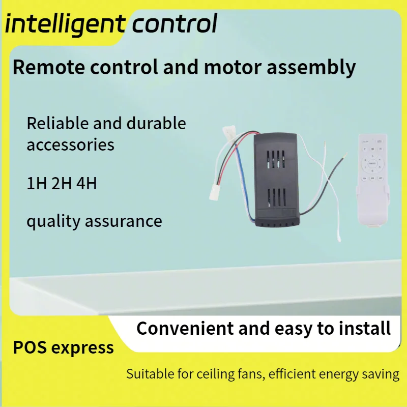 [T81C] Universal DC Ceiling Fan Remote Control Kit 6-Speed Timing Light Replacement Controller