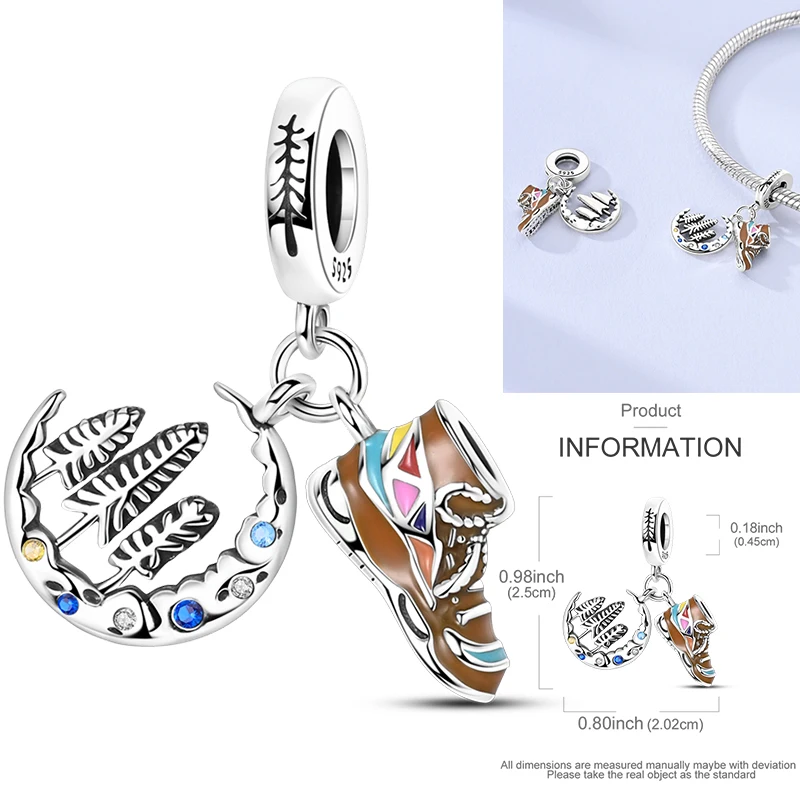 925 Sterling Silber Lebensbaum Anhänger Familie Unendlichkeit Herz CZ Zirkon Perle Passend für Original Armband DIY Schmuck Geschenk für Frauen – Detail 36