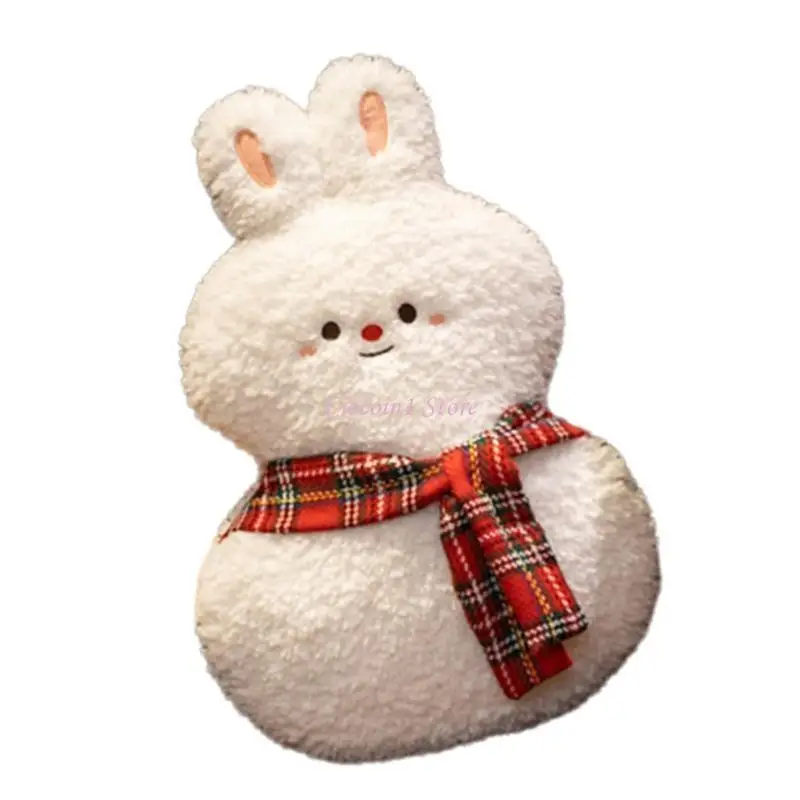 Y1UB-almohada peluche navideña, muñeco peluche decorativo, suministro decoración del hogar para Festival