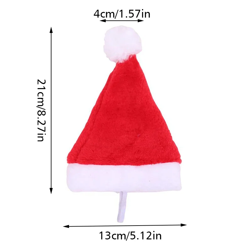 Pet Christmas Hat Dog Cat Santa Claus Caps Headwear Xmas New Year Party Headpiece Puppy Dog Cosplay Costume Accessories