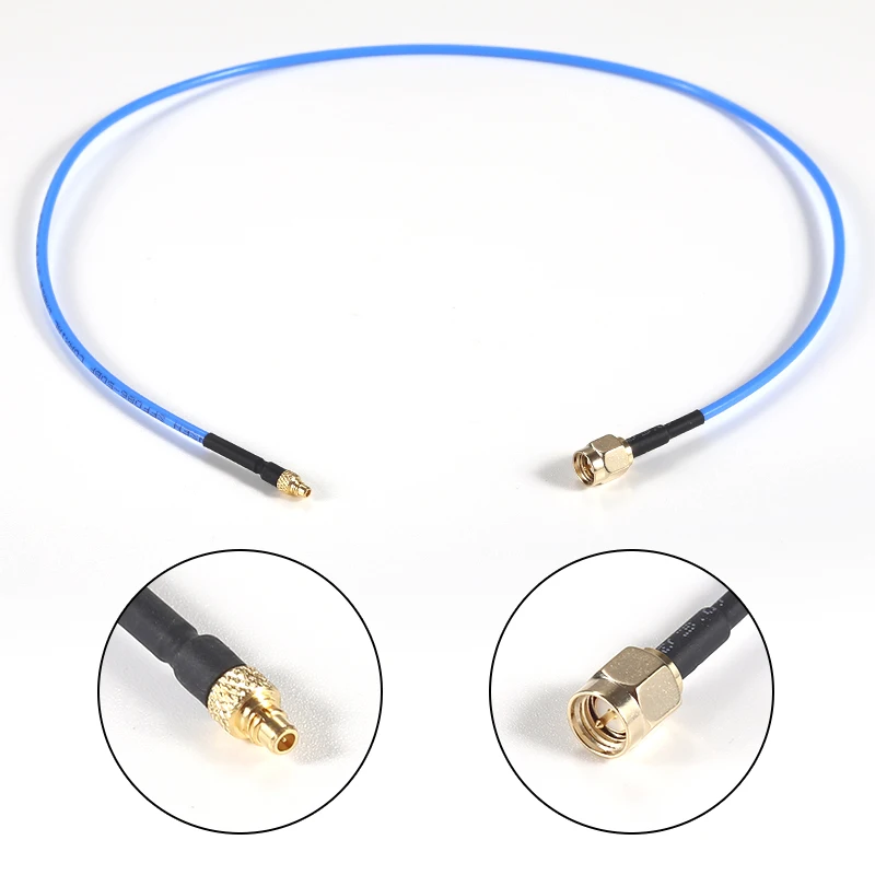 SMA Male to MMCX Male extension cable for 70MHz-6GHz LibreSDR  B210/220