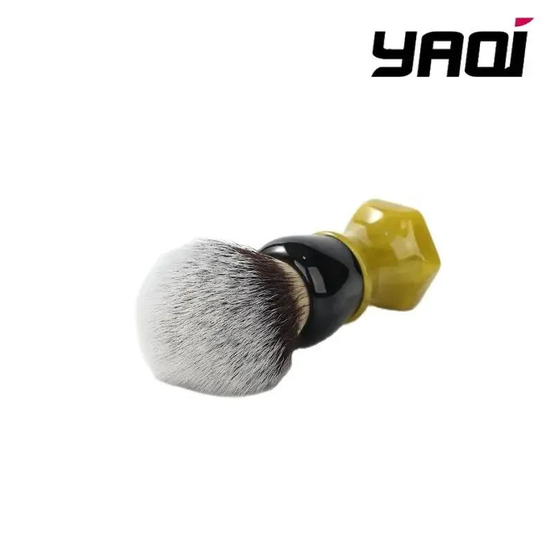 YAQI 2026 Wet Shaving Brush Ever-hopeful Cat's Whisker Synthetic Hair Mens Wet Shaving Brush Collectibles Gift For Boyfriend 