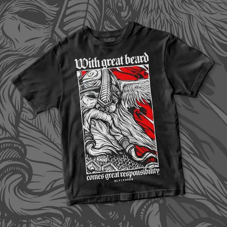 With Great Beard cotton shirt