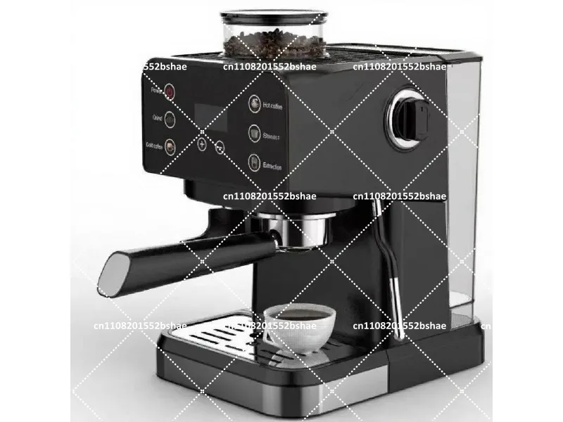 Espresso Machine Semi-Automatic High Pressure Extraction Home Milk Frother with Grinder