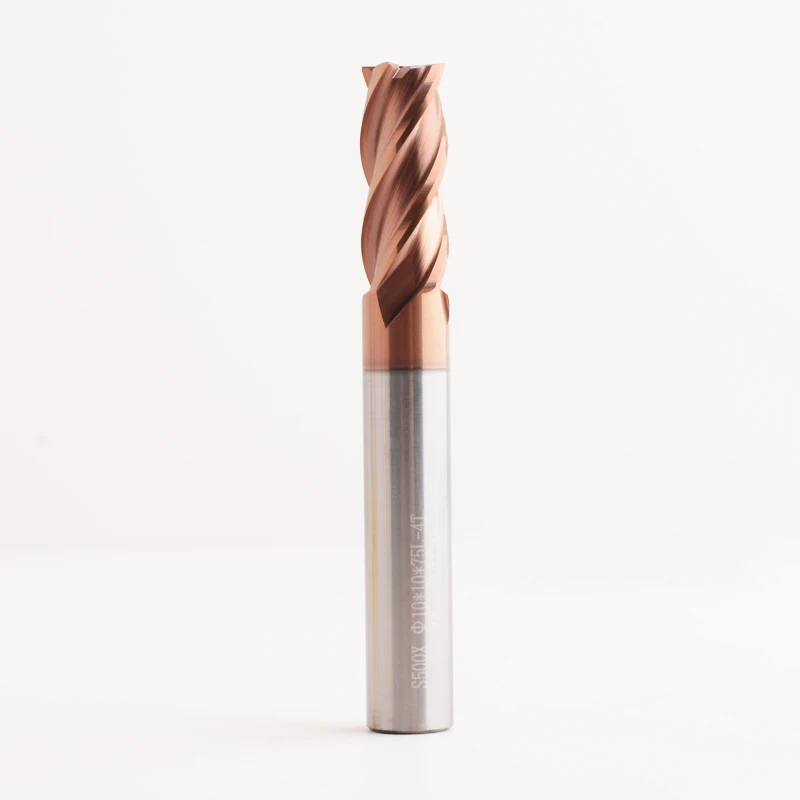 S500X SLONS for 60HRC steel endmill 2 3 r0.2 r0.5 4 6mm 8mm 10mm CNC milling cutter solid carbide corner radius end mills