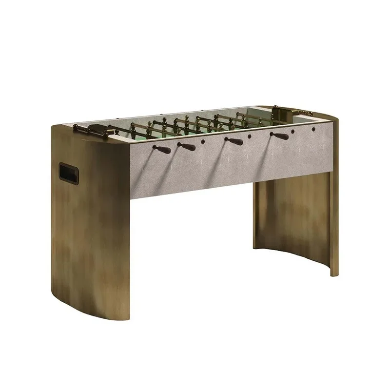 Light luxury solid wood standard table football table designer indoor double football table