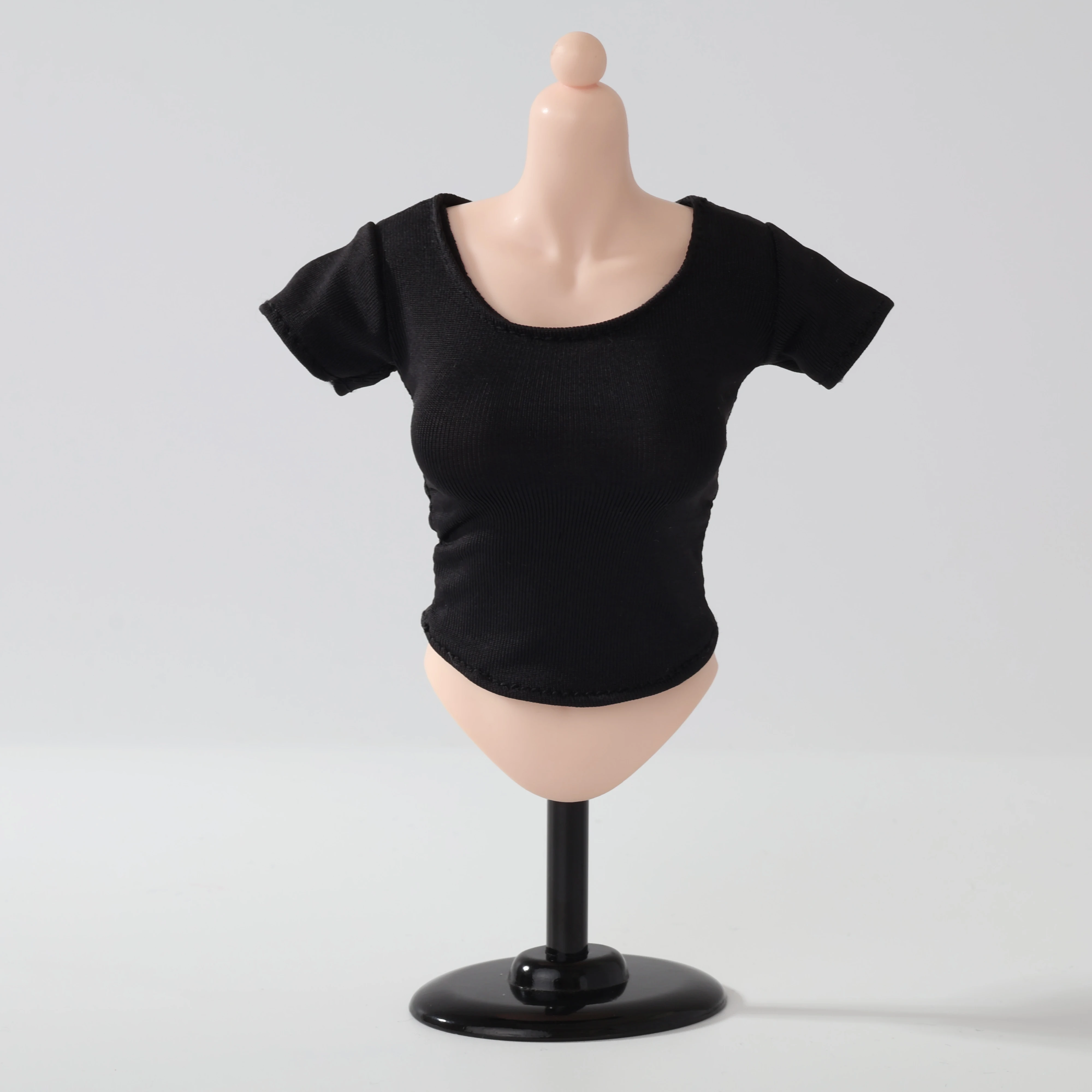 ICE TOYS IC1022 1/6 Maßstab Damen Enges Plissiertes Kurzarm-T-Shirt, Puppenkleidung Zubehör für 12 Zoll weibliche Actionfigur – Detail 3