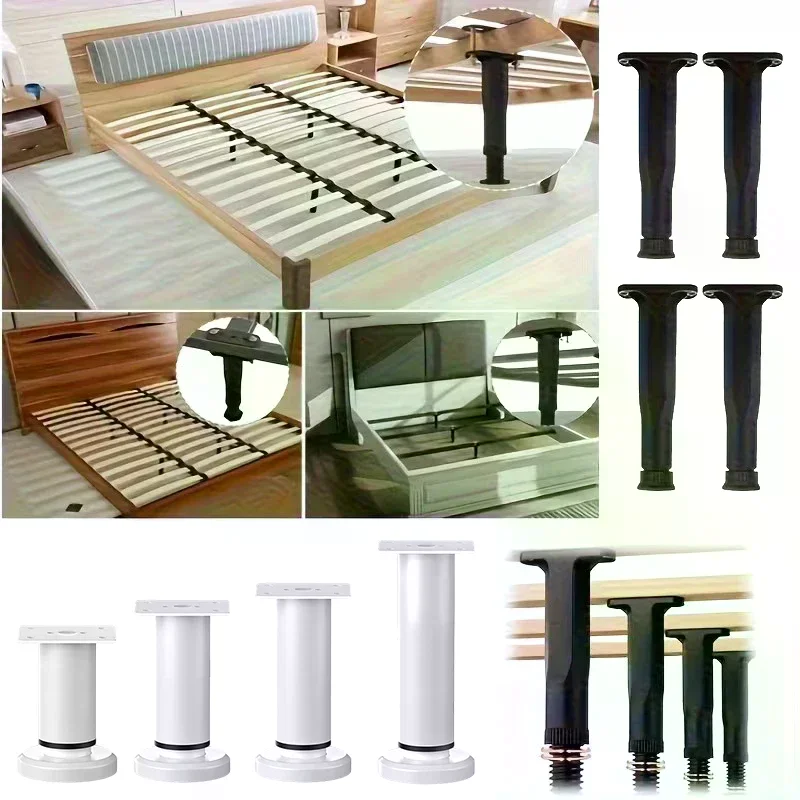 

Сверхмощные опорные ножки каркаса кровати с регулируемой высотой, опорные колонны для мебели, универсальные для кровати, дивана, шкафа, комода, стола