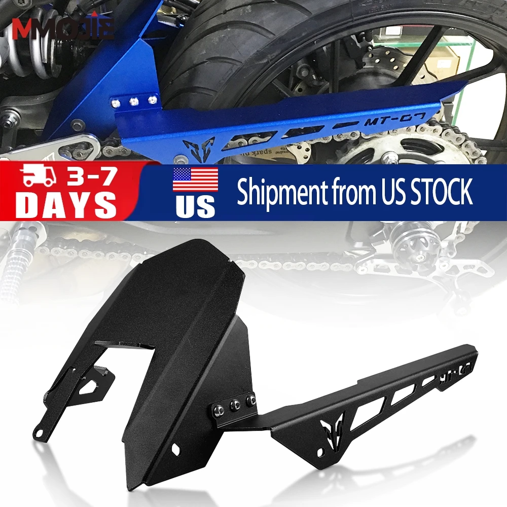 Motorcycle For Yamaha MT-07 FZ-07 2013-2023 2024 2025 XSR700 Tracer700 Tracer 7 Rear Wheel Drive Chain Guard Cover Protection