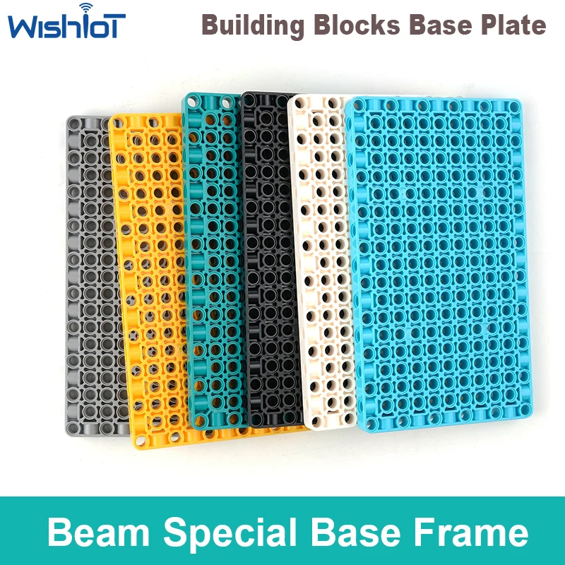 MOC ハイテクパーツ 11x19 ビーム特殊ベースフレーム 39369 テクニカルベースプレート スパイク教育ビルディングブロックと互換性あり 45678