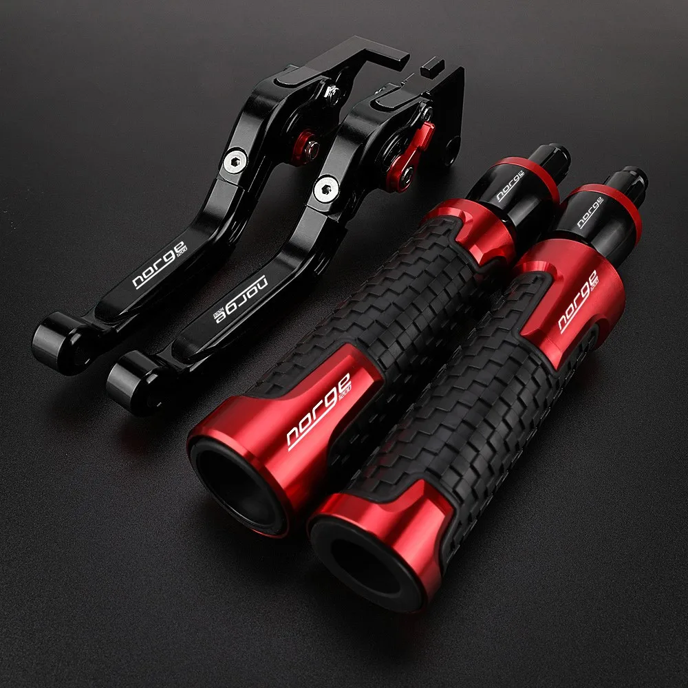

For MOTO GUZZI NORGE1200 2006-2015 2014 2013 2012 2011 2010 Motorcycle Brake Clutch Levers Handlebar Grips Handle Bar Grip Ends