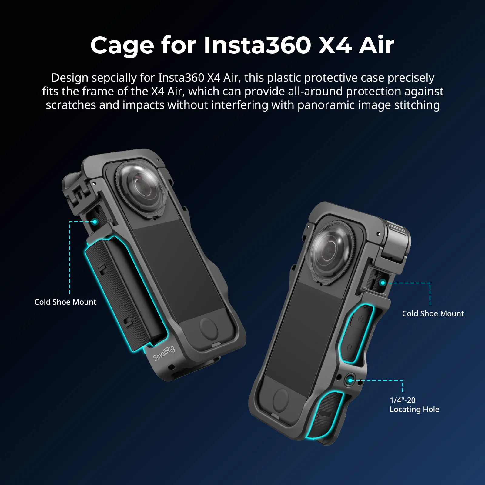 SmallRig X4 Air Action Camera  - огляд і ціна Insta360 Camera X4