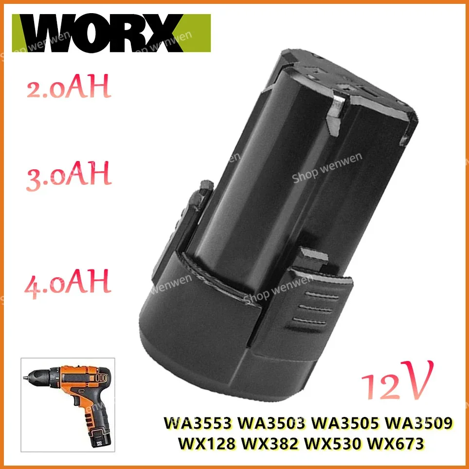 

12V 3.0Ah Battery for Worx WA3504 WA3505 WA3509 WA3553 for Rockwell RW9300 Li-ion Rechargeable Power Tool Battery