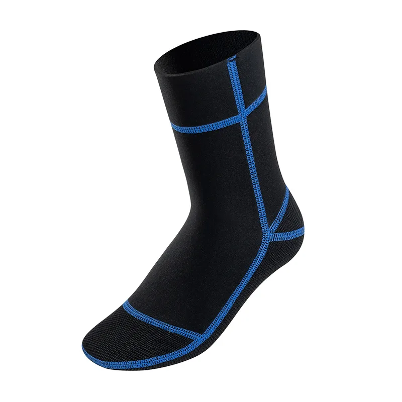 3mm Neoprene Diving Socks Men Women Elastic Anti-Slip Wetsuit Boots Flexible Warm Water Fin Socks Water Shoes for Beach Swimming