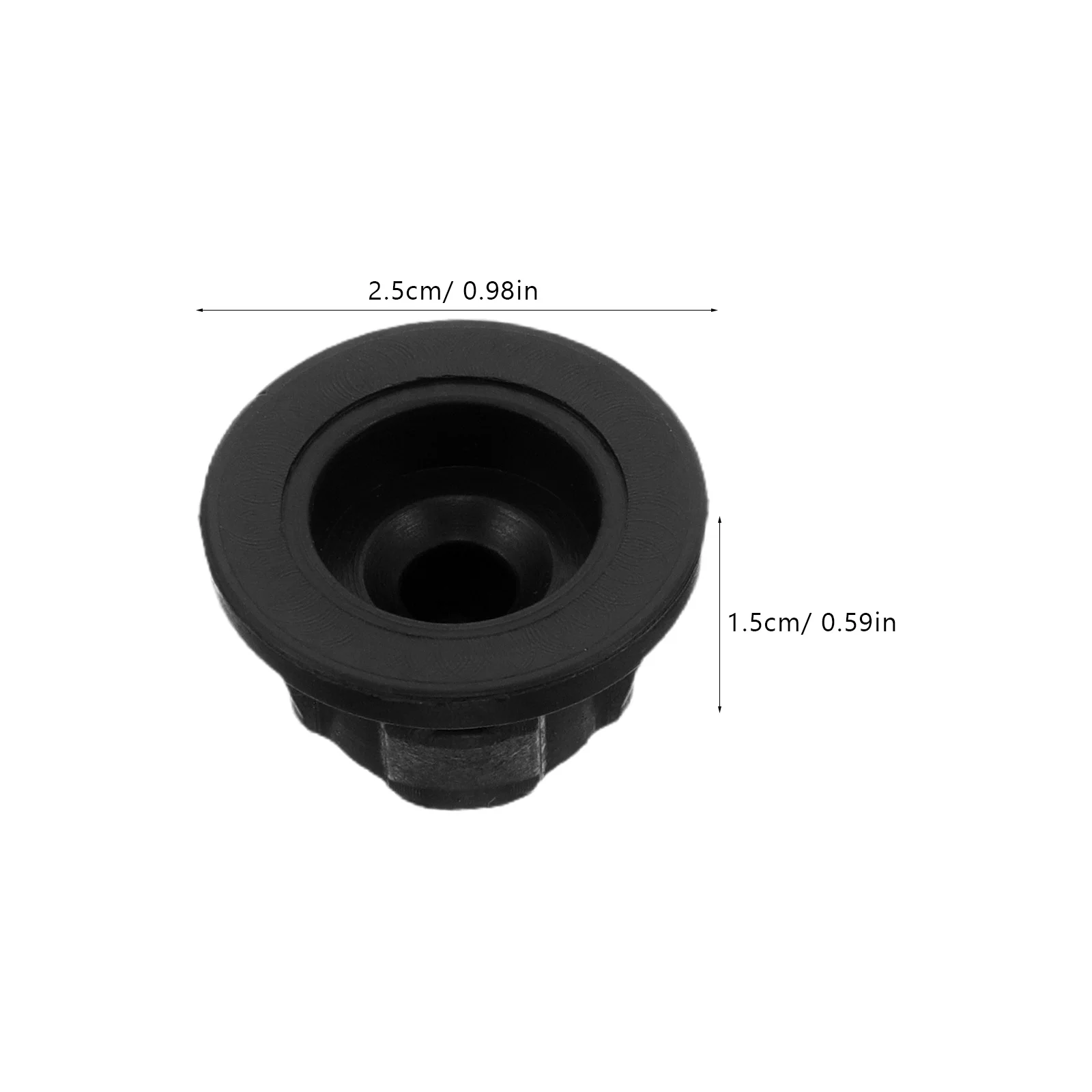 10pcs Engine Cover Mounting Rubber Grommets Vibration Dampening All Weather Reliable Black Auto Accessories Car Parts