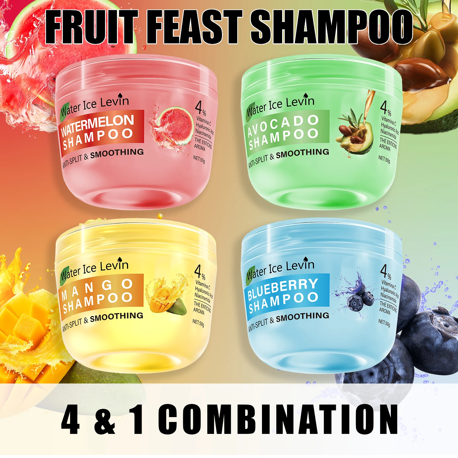 Tropical Fruit Shampoo Set - D - Hair Care For Hair Fall ulasan dan harga