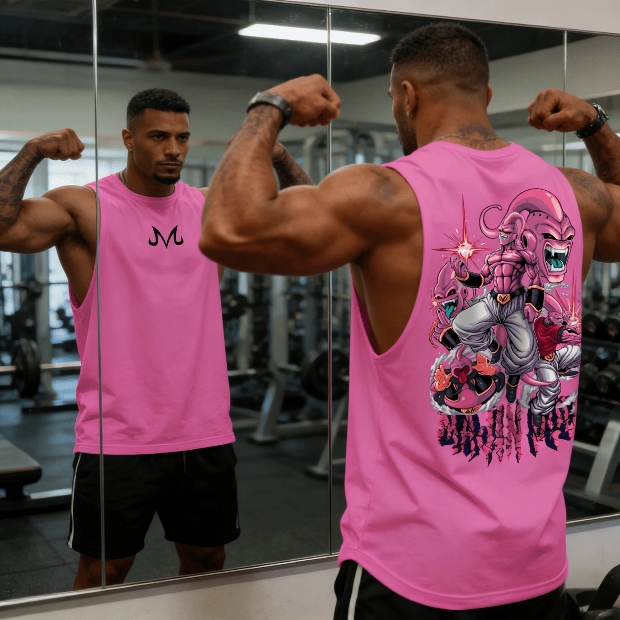 

2026 New Spring Summer Dragon Ball Z Quick-drying 3D Print Oversized Tanl Top Men's Vest Japanese Anime Print Casual Print Top